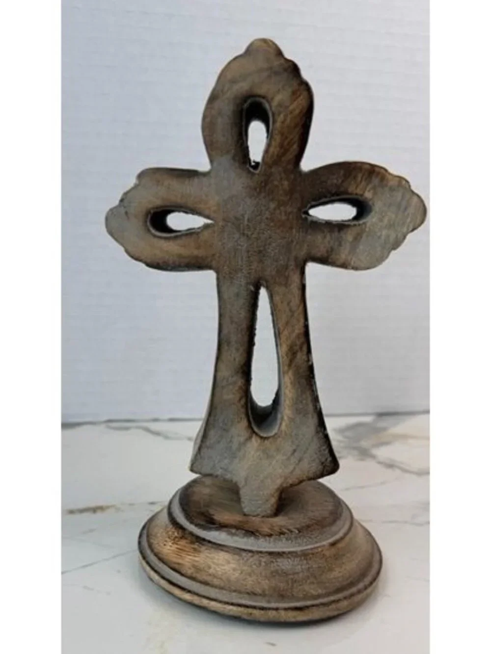 Rustic table top wooden cross, decor, spiritual, religious, rustic